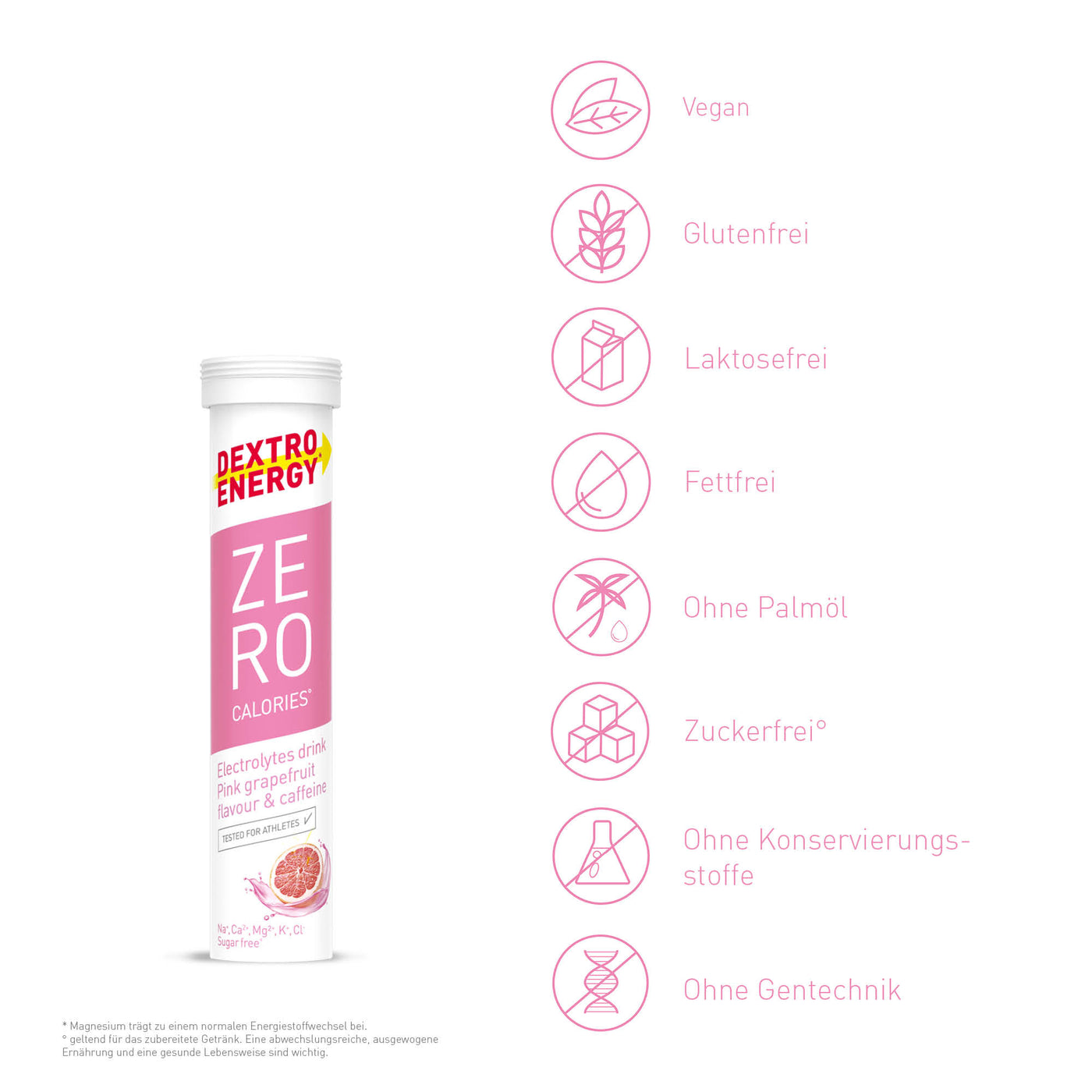 Zero Calories° Pink Grapefruit + Caffeine