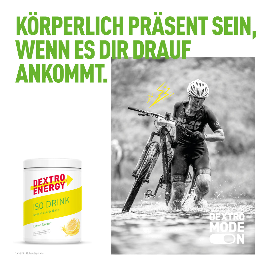 getränke rennrad Dextro Energy* Iso Drink: Elektrolyte mit Zitronengeschmack