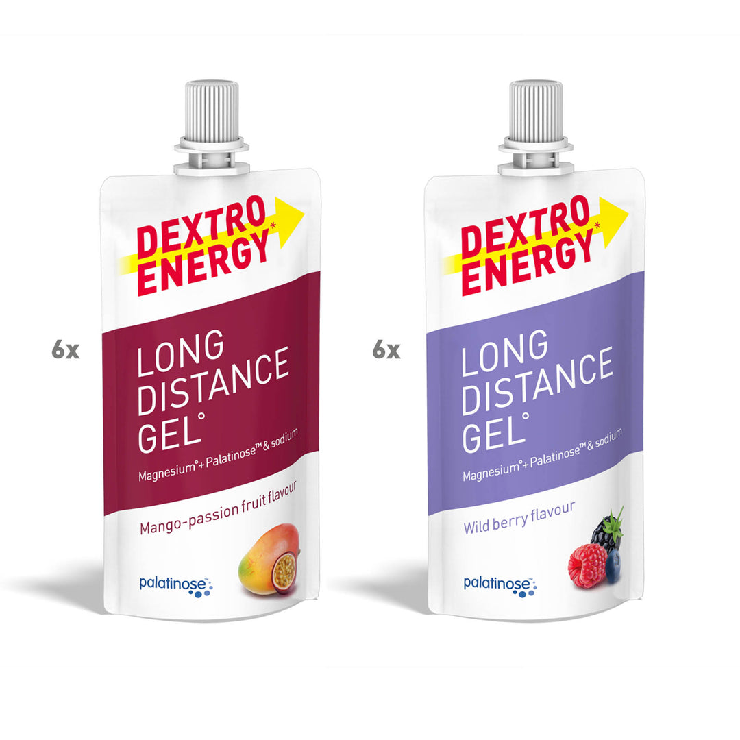 rennrad energy gel Dextro Energy* Long Distance Gel° Mix Pack: Energiegel