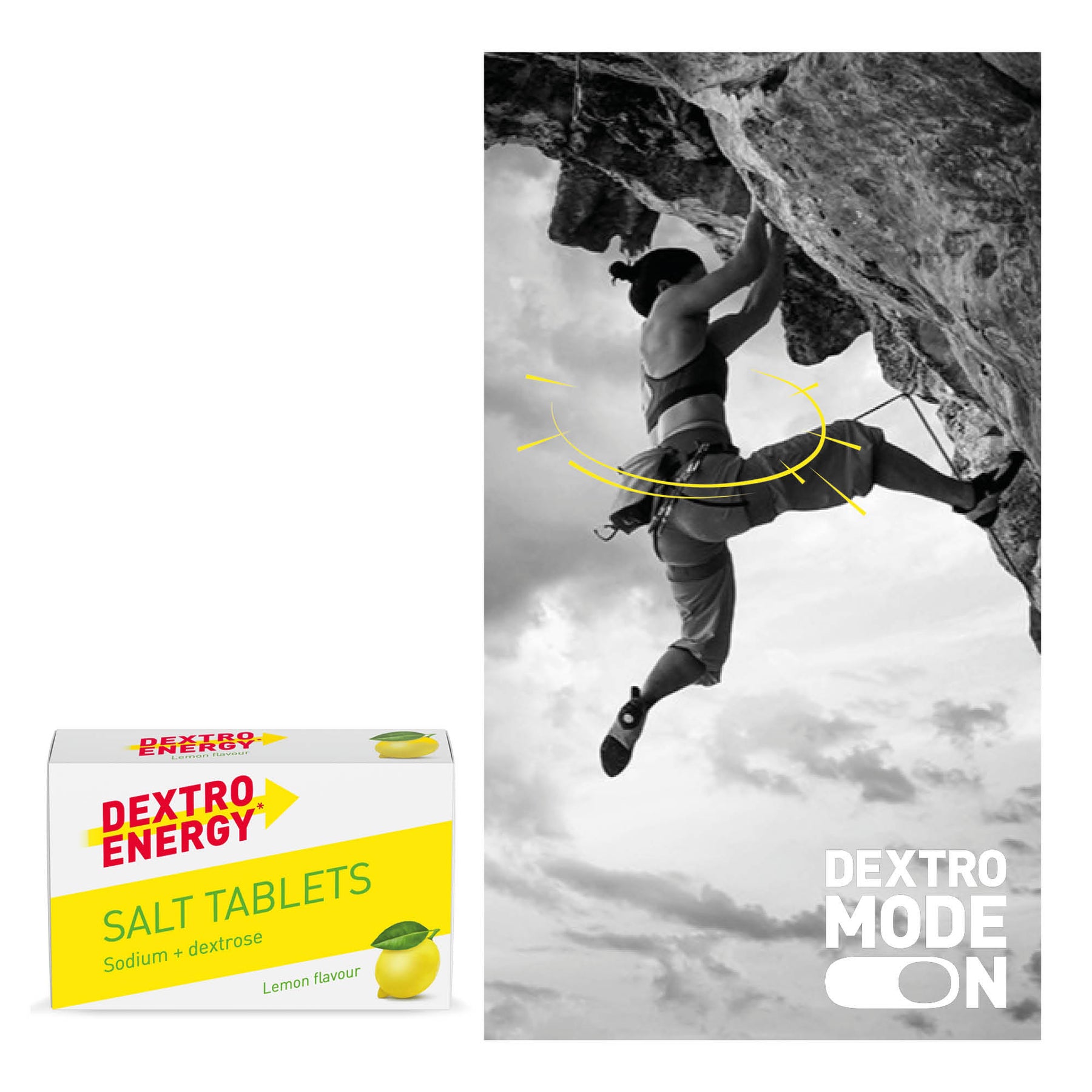 Salt Tablets Lemon|Traubenzucker und Natrium – Dextro Energy*