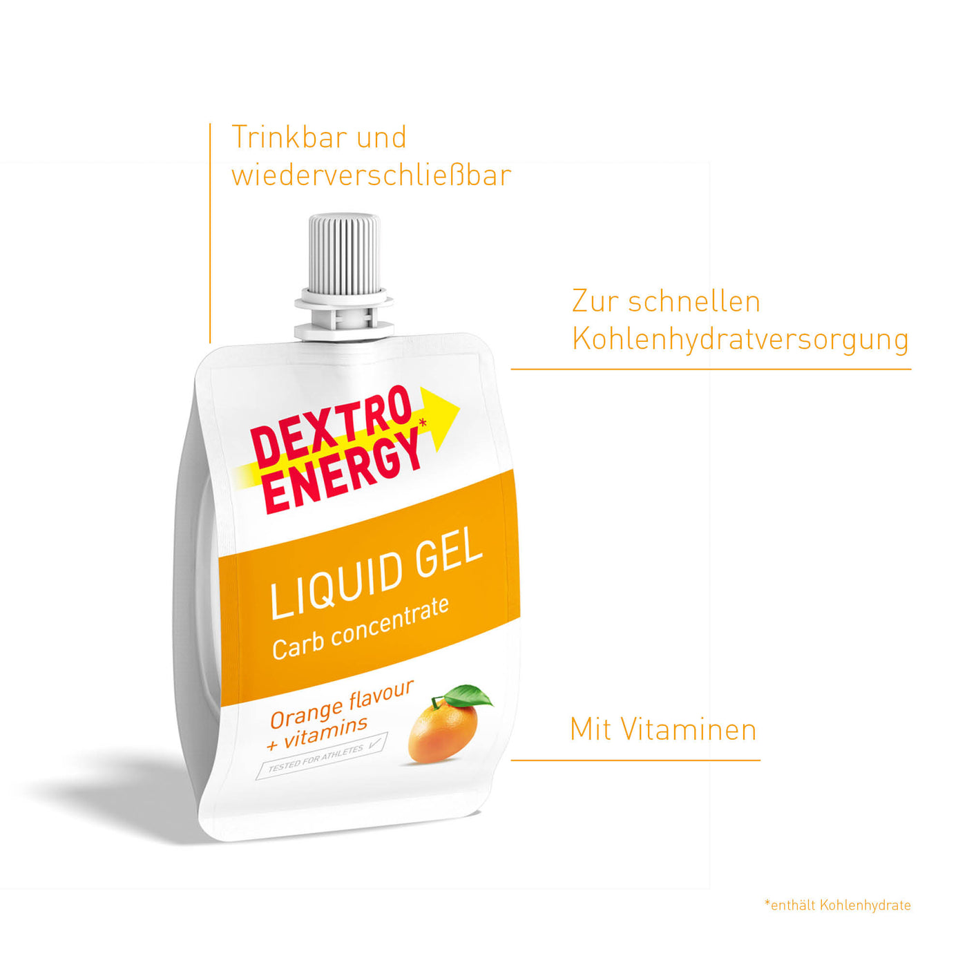 Liquid Gel Orange + vitamins
